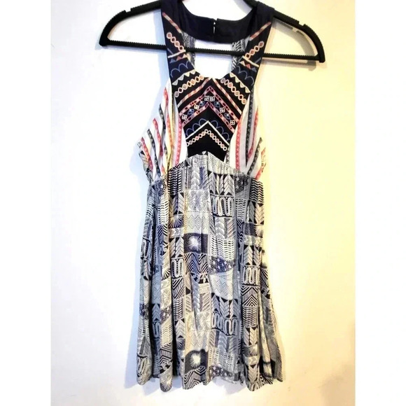 Flying Tomato Embroidered Print Tunic Dress - Picture 5 of 8